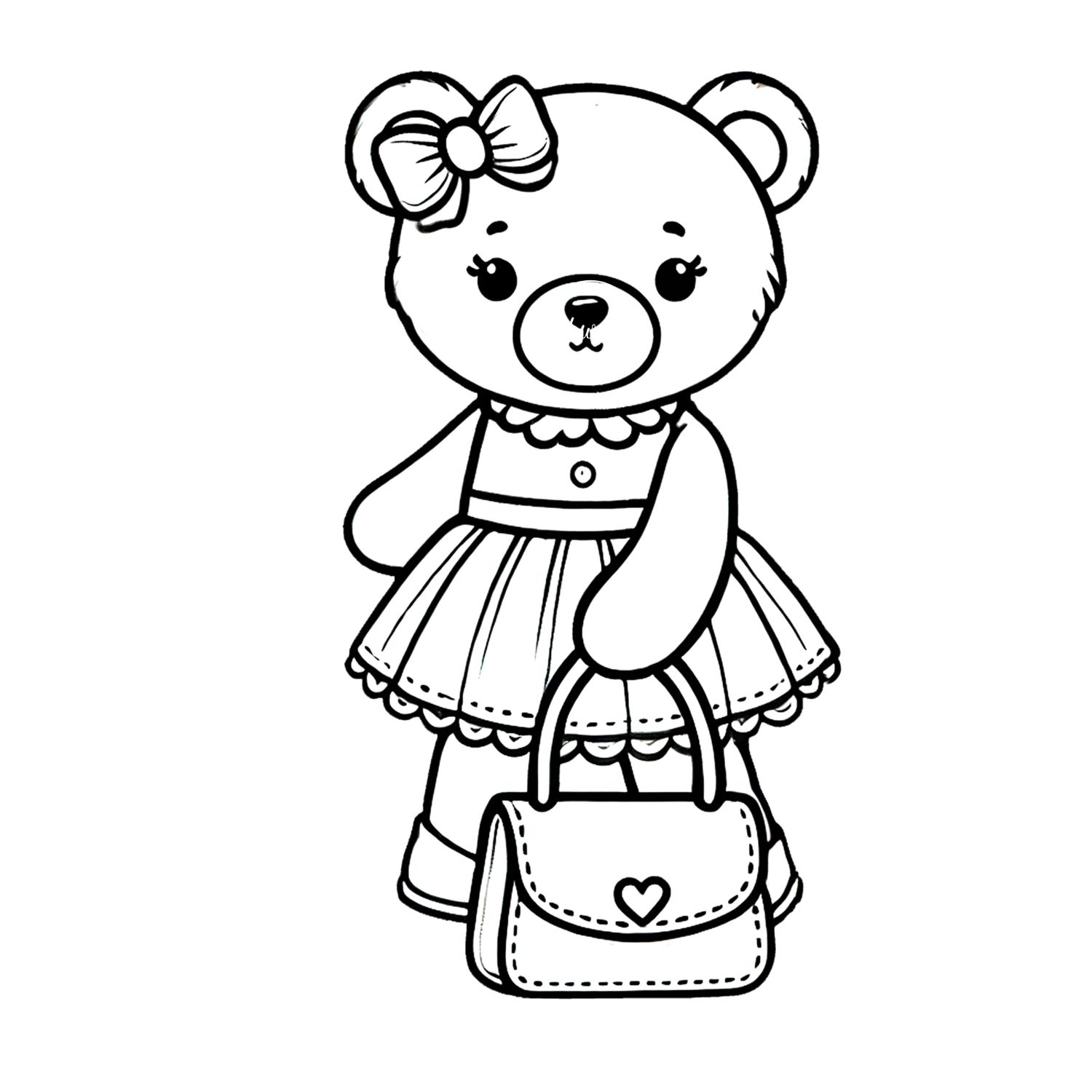 Coloring Poster A - Bear 30