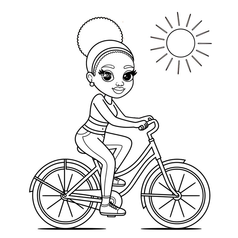 Coloring Poster A - Woman 420