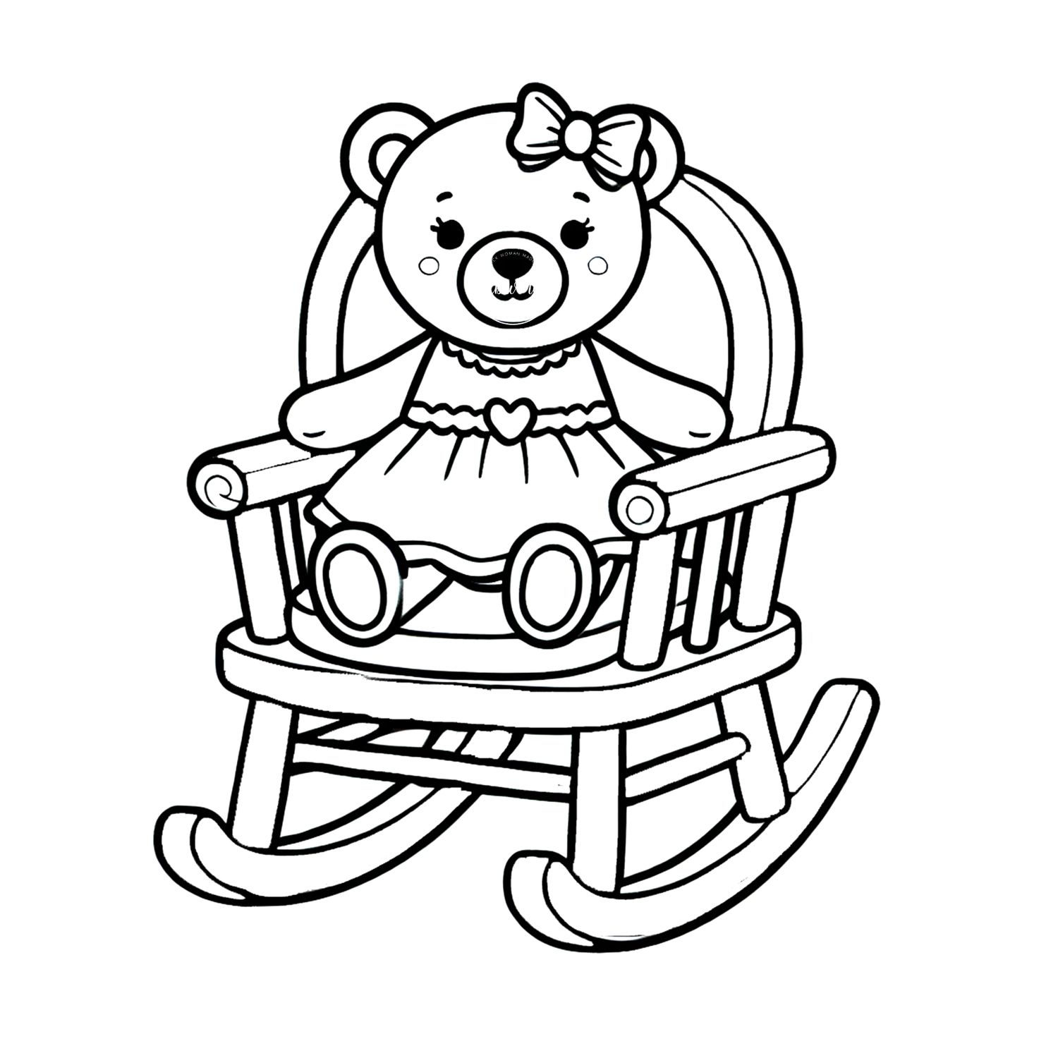Coloring Poster A - Bear 12