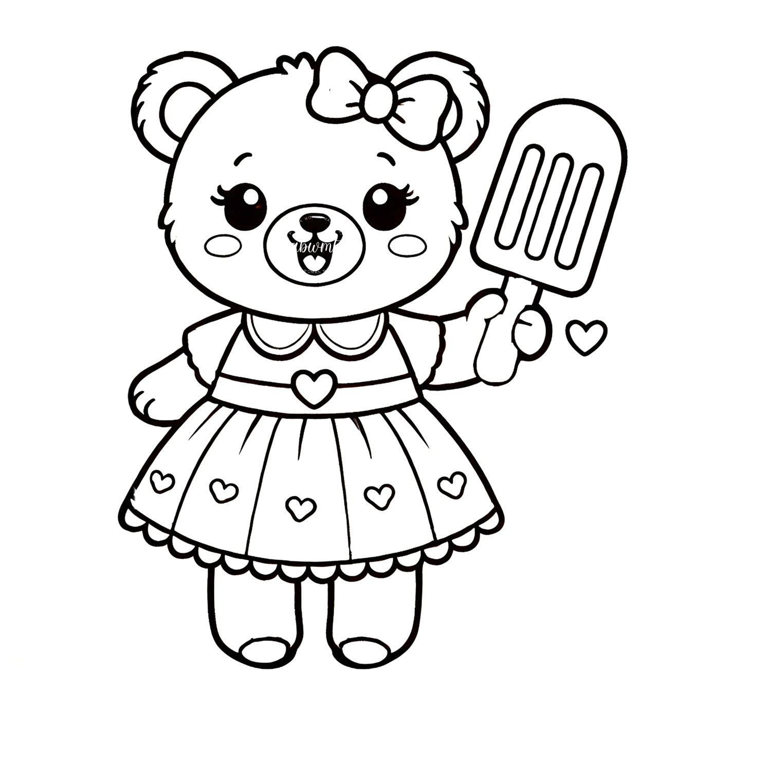 Coloring Poster A - Bear 18
