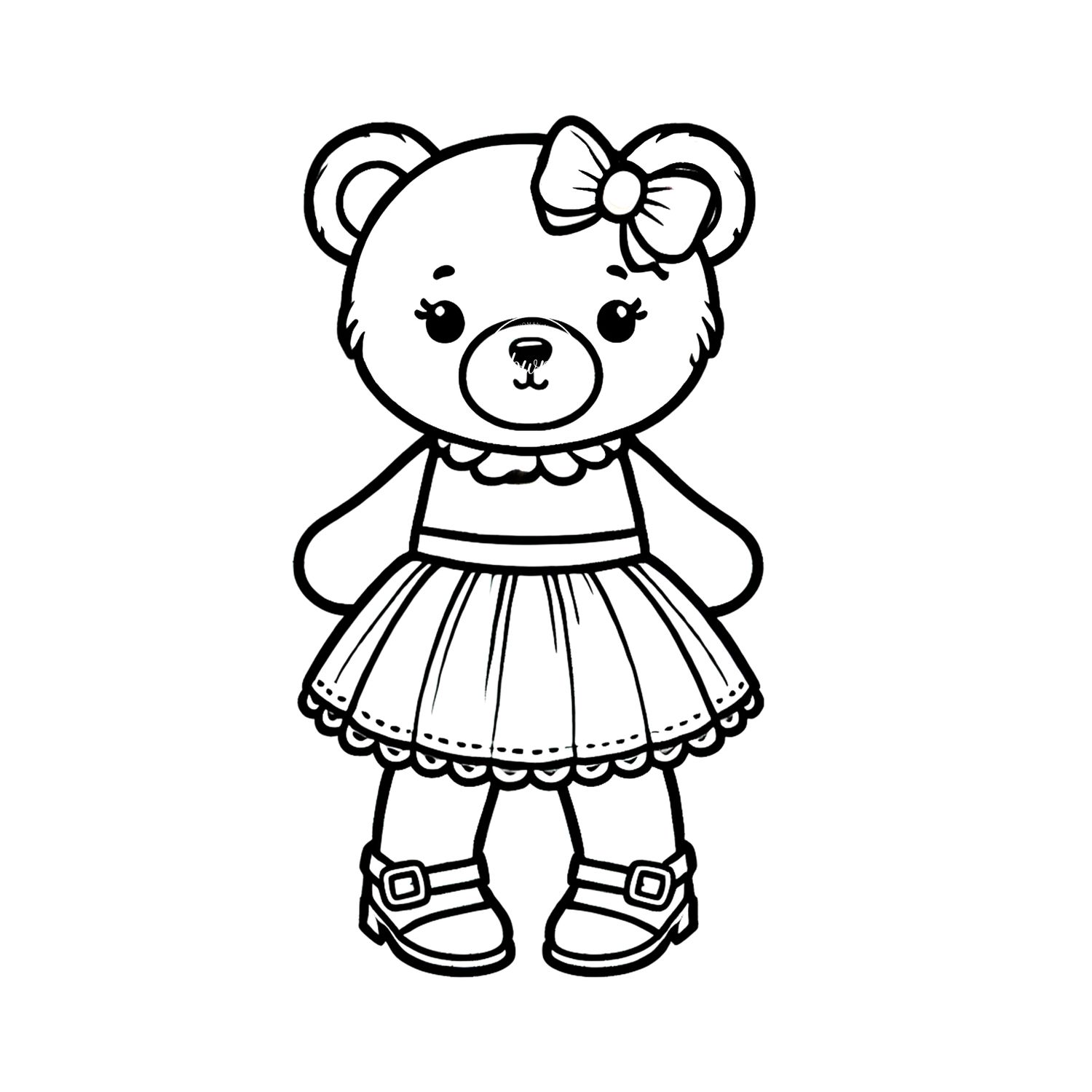 Coloring Poster A - Bear 29