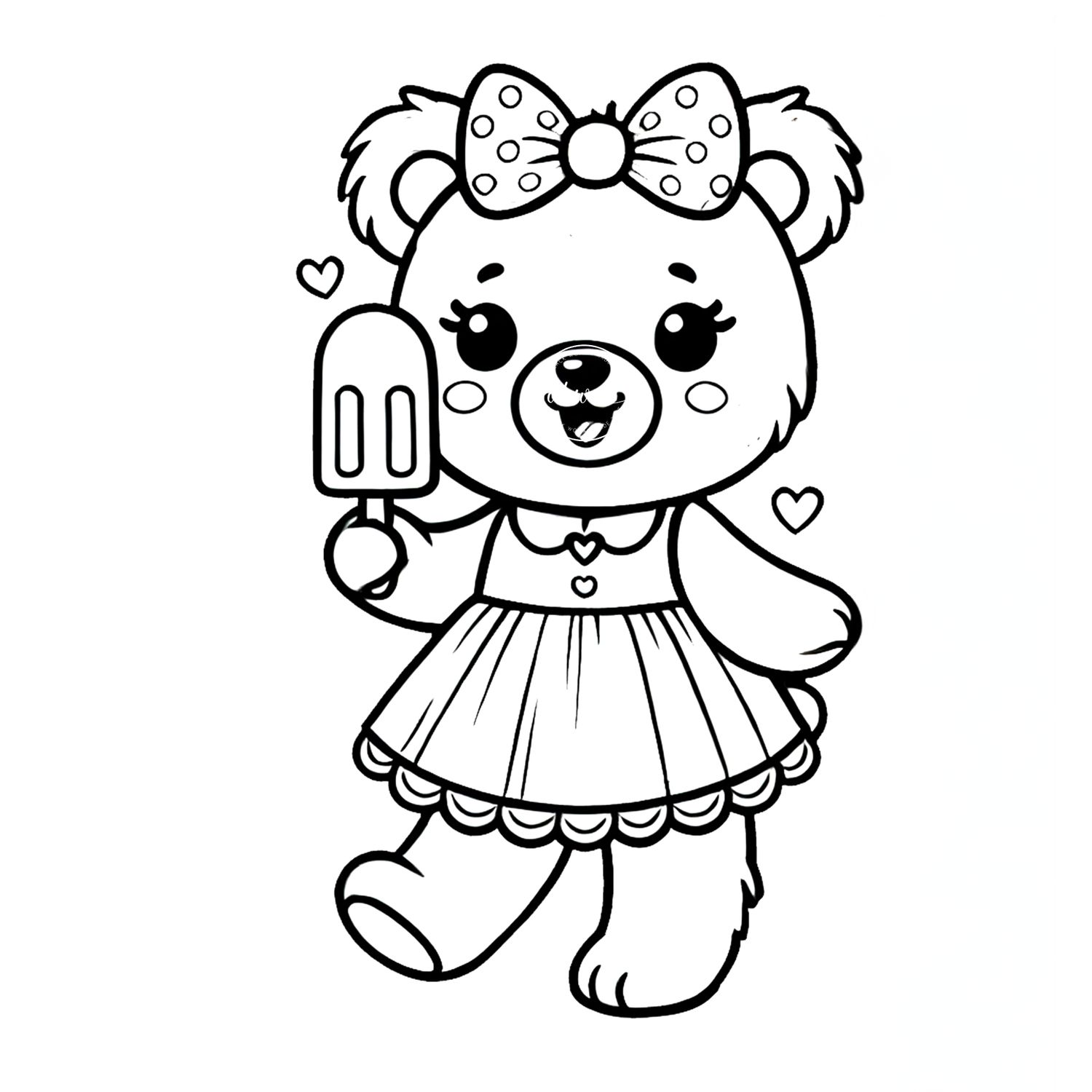 Coloring Poster A - Bear 31