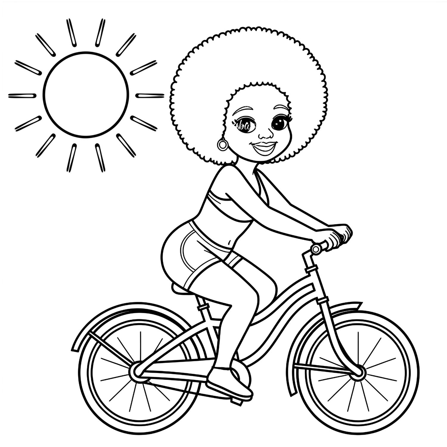 Coloring Poster A - Woman 421