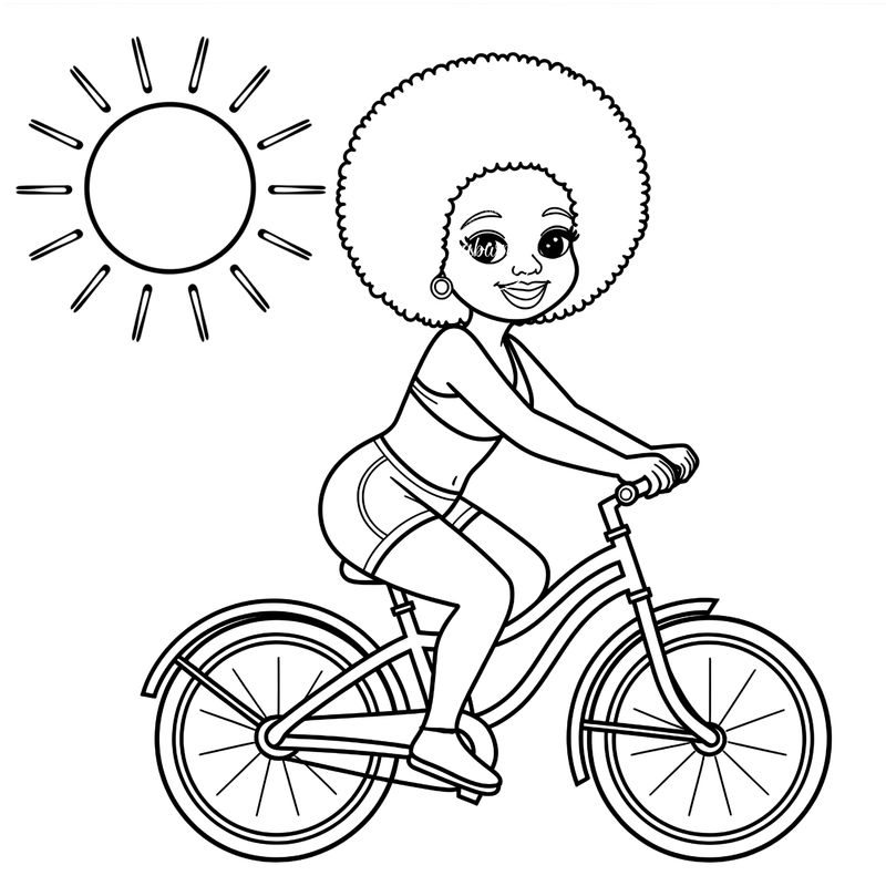 Coloring Poster A - Woman 421