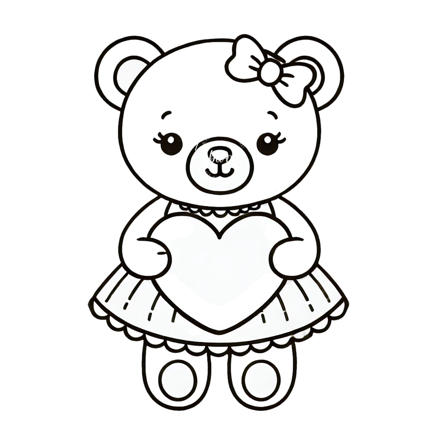 Coloring Poster A - Bear 2