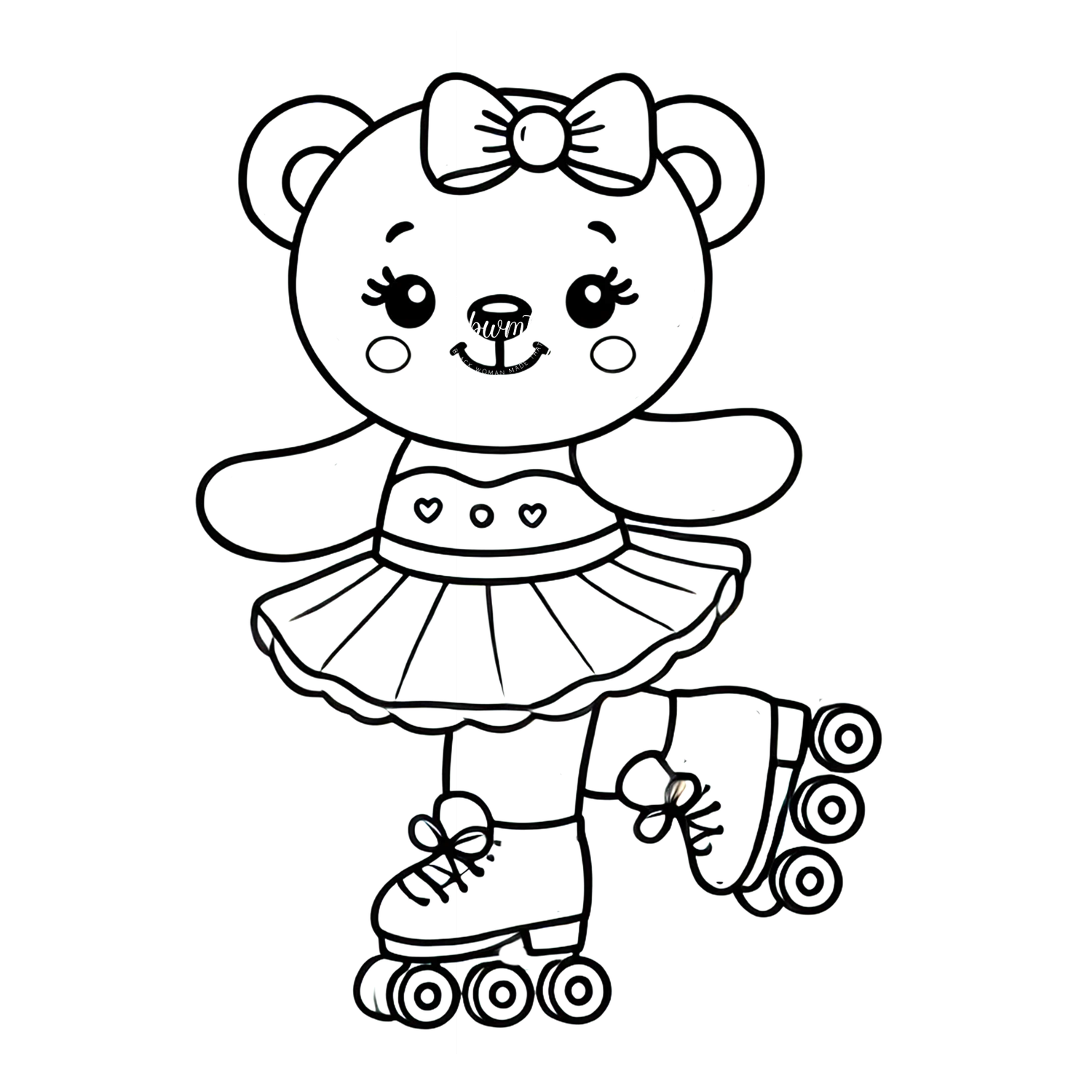 Coloring Poster A - Bear 10