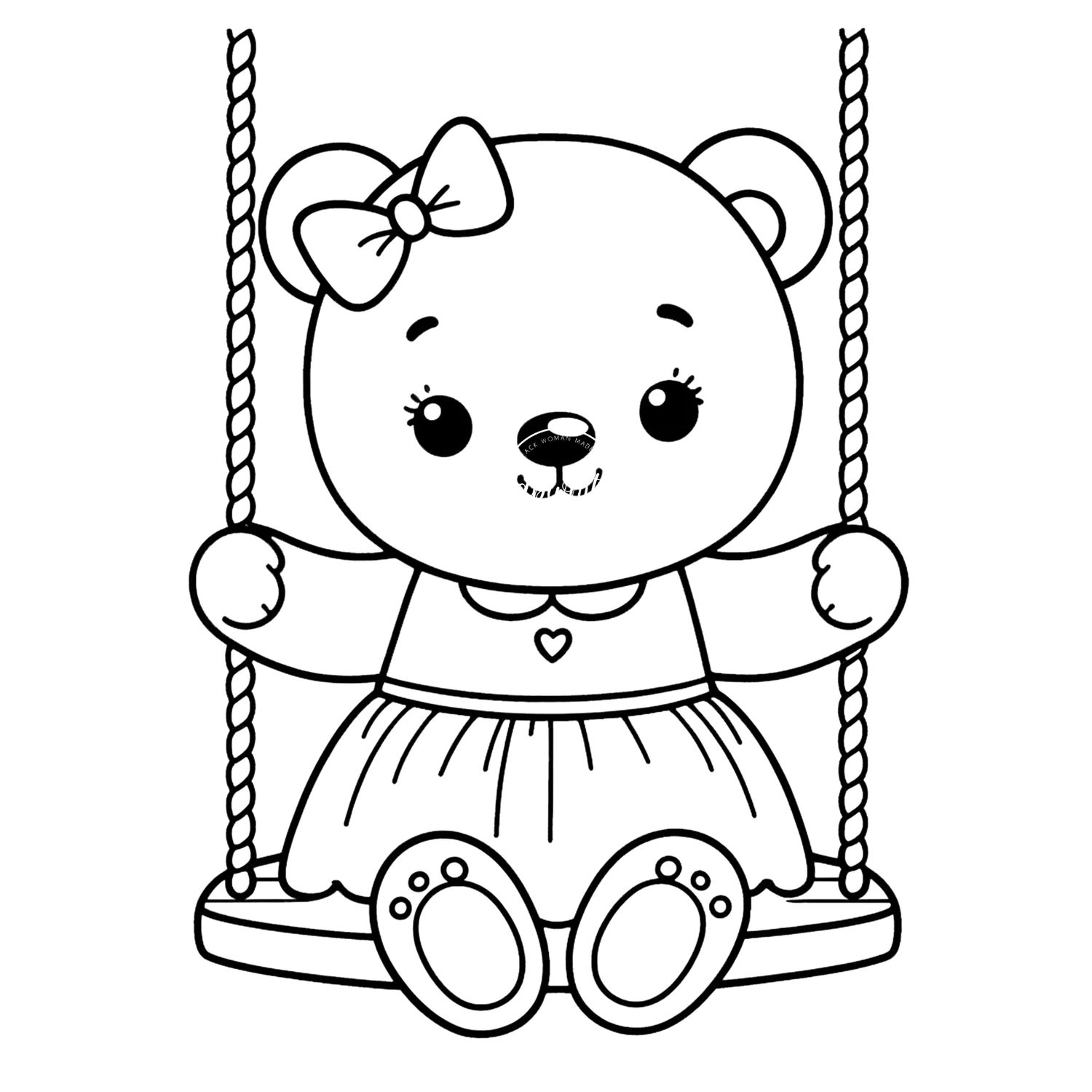 Coloring Poster A - Bear 11