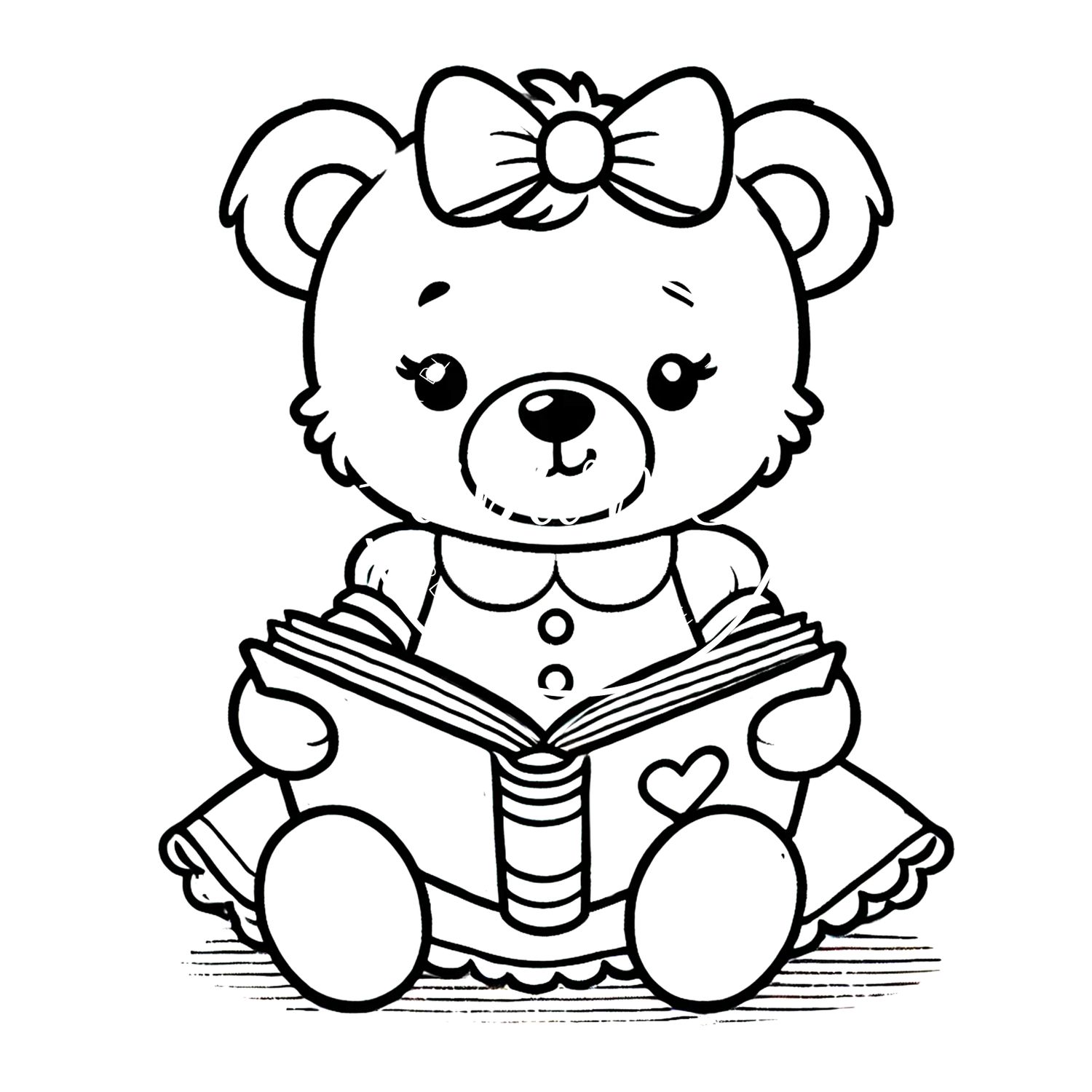 Coloring Poster A - Bear 14