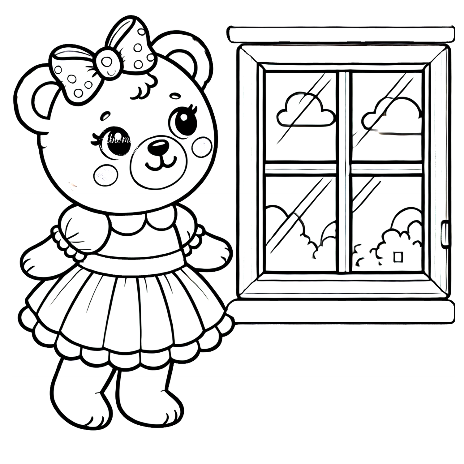 Coloring Poster A - Bear 16