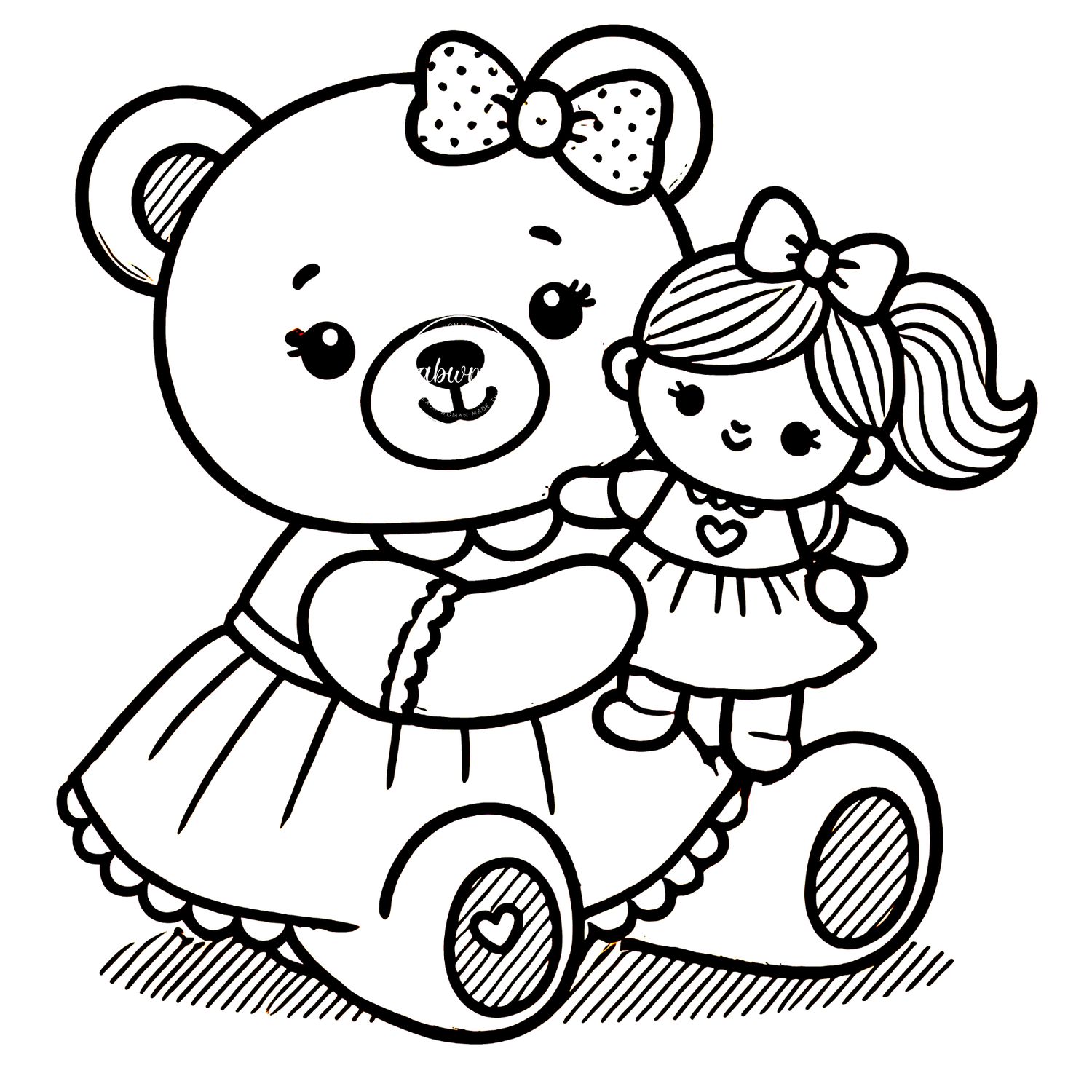 Coloring Poster A - Bear 19