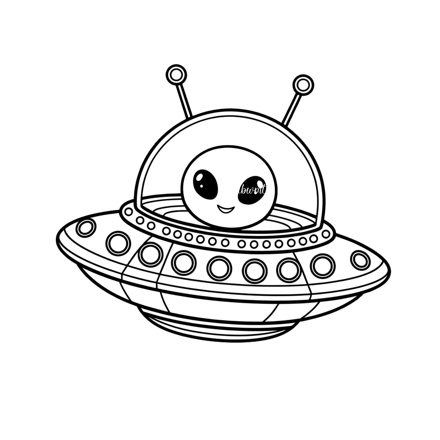 Coloring Poster B - Alien 2