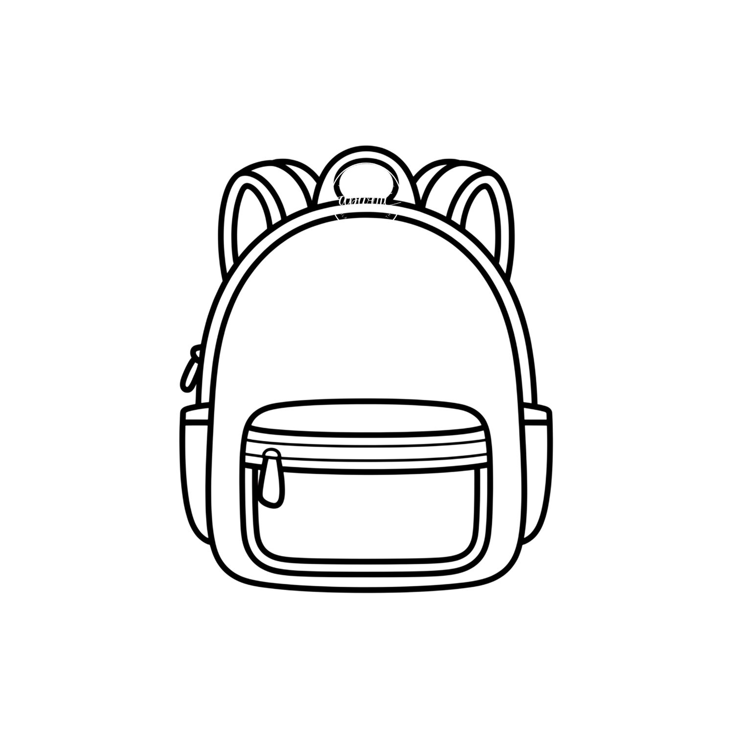 Coloring Poster B - Backpack 2