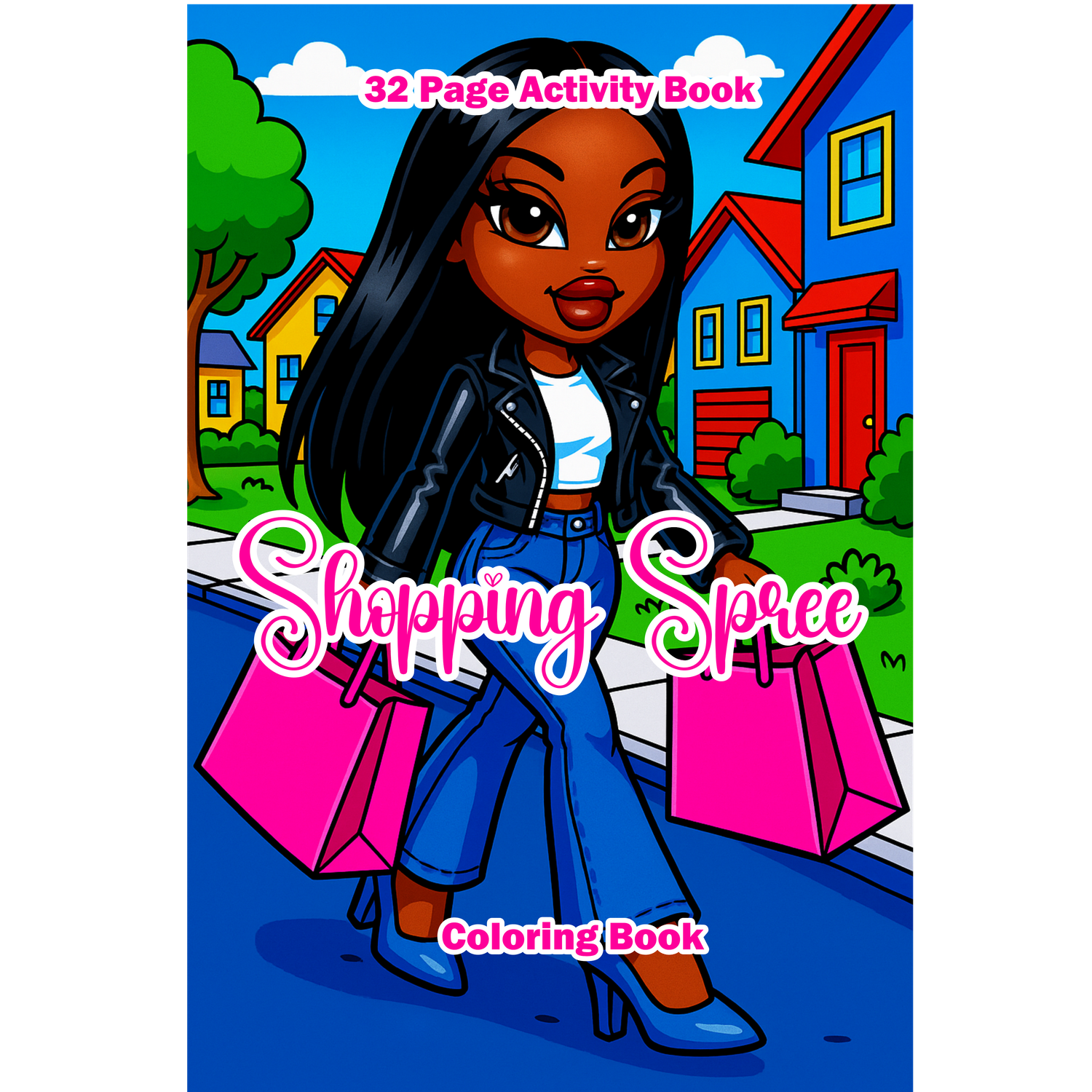 Coloring Book Manuscript - Shopping Spree