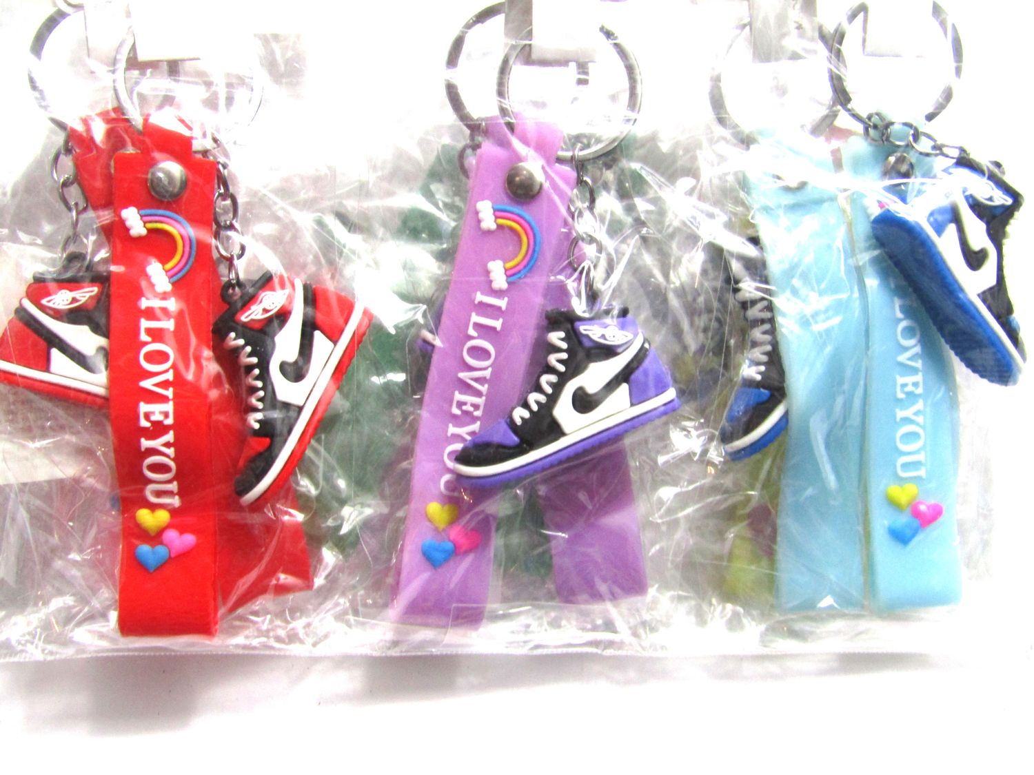 Designer Sneaker Keychains (Set of 12)