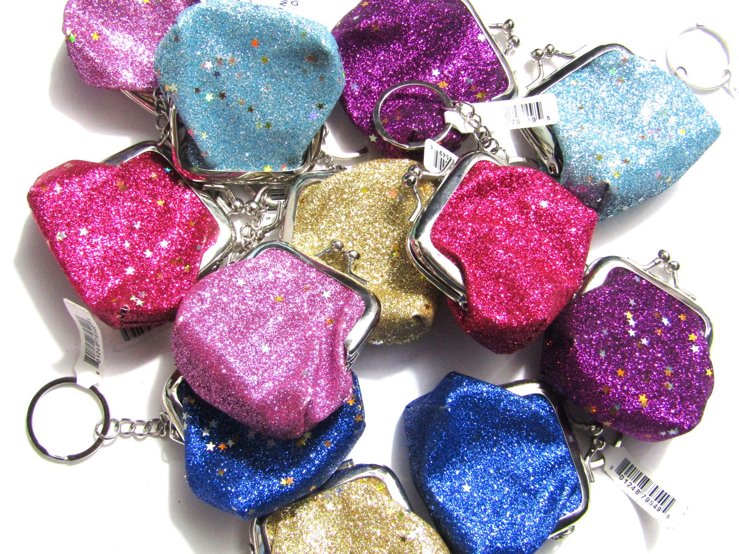 Change Purse Keychains (Set of 12)