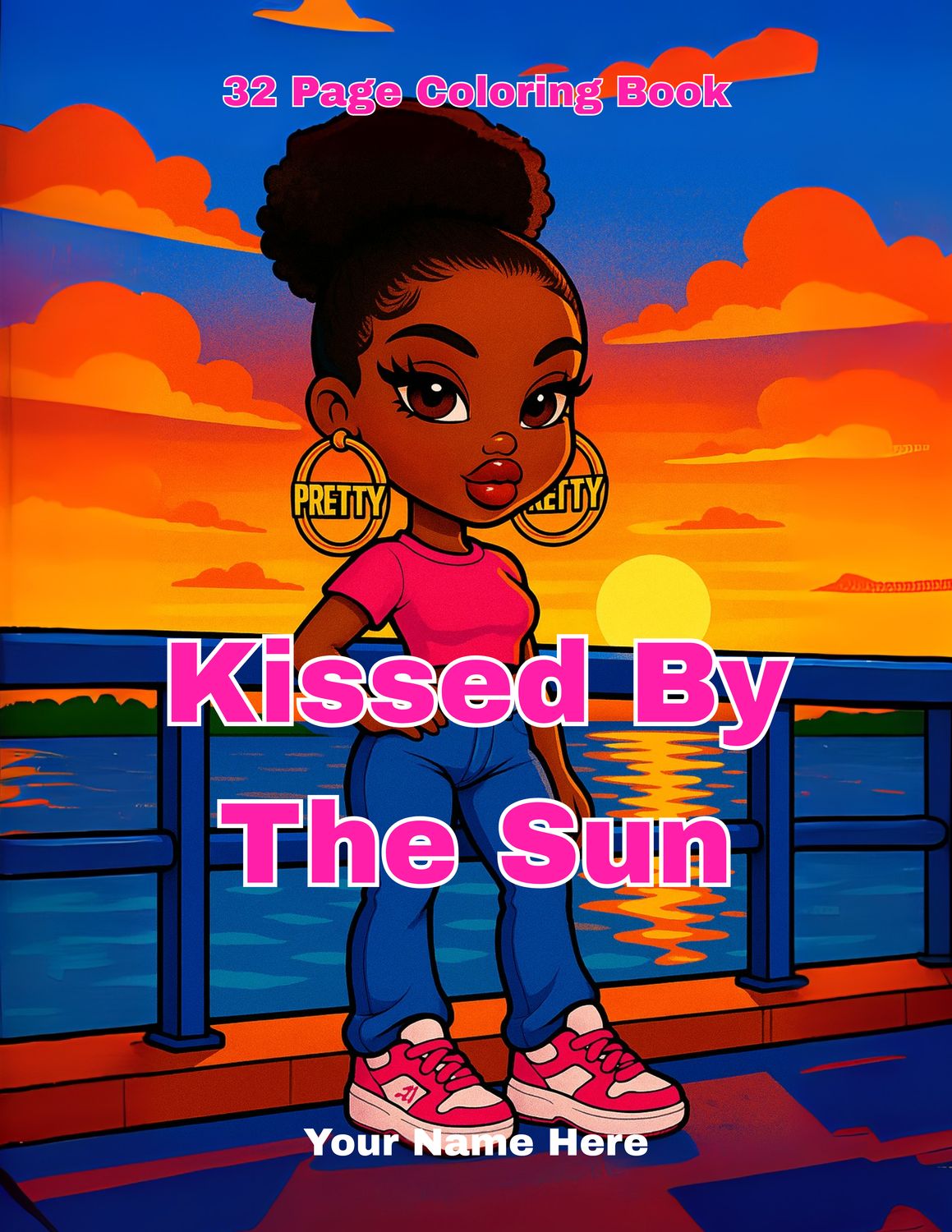 Coloring Book Manuscript - Kissed by The Sun