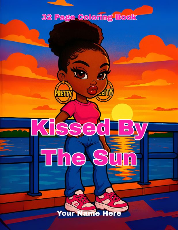 Coloring Book Manuscript - Kissed by The Sun