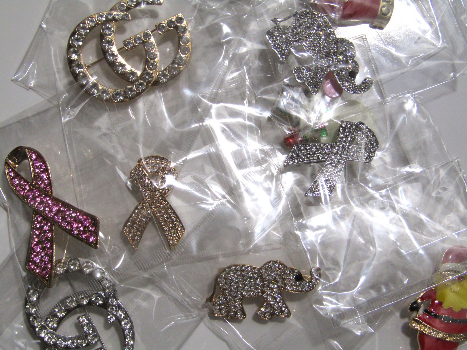 Bedazzled Brooches (Set of 12)