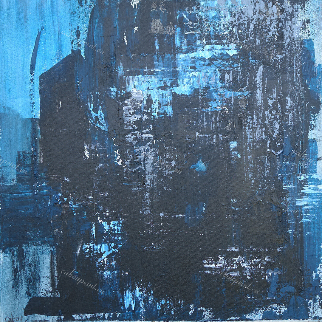 Fenêtres   acrylique sur toile  60 x 60