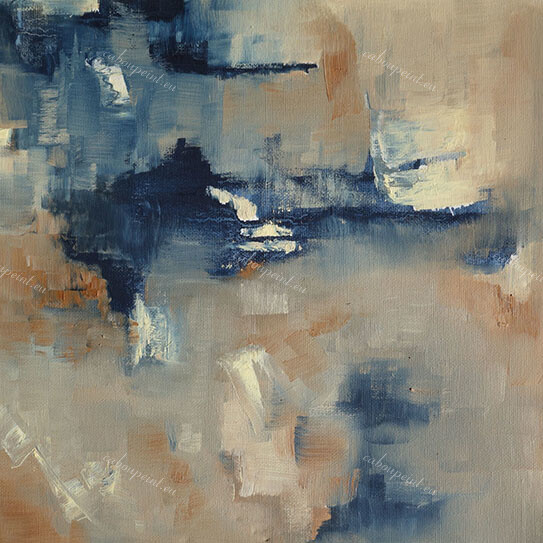 Horizon   huile sur toile   30 x 30