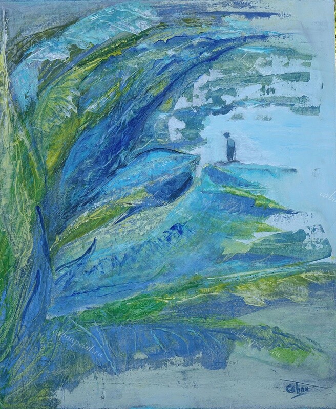 Little Boy   acrylique sur toile  61 x 50