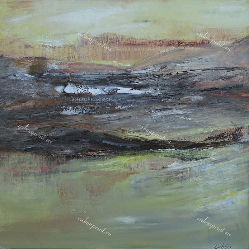 Mirage   huile sur toile  50 x 50