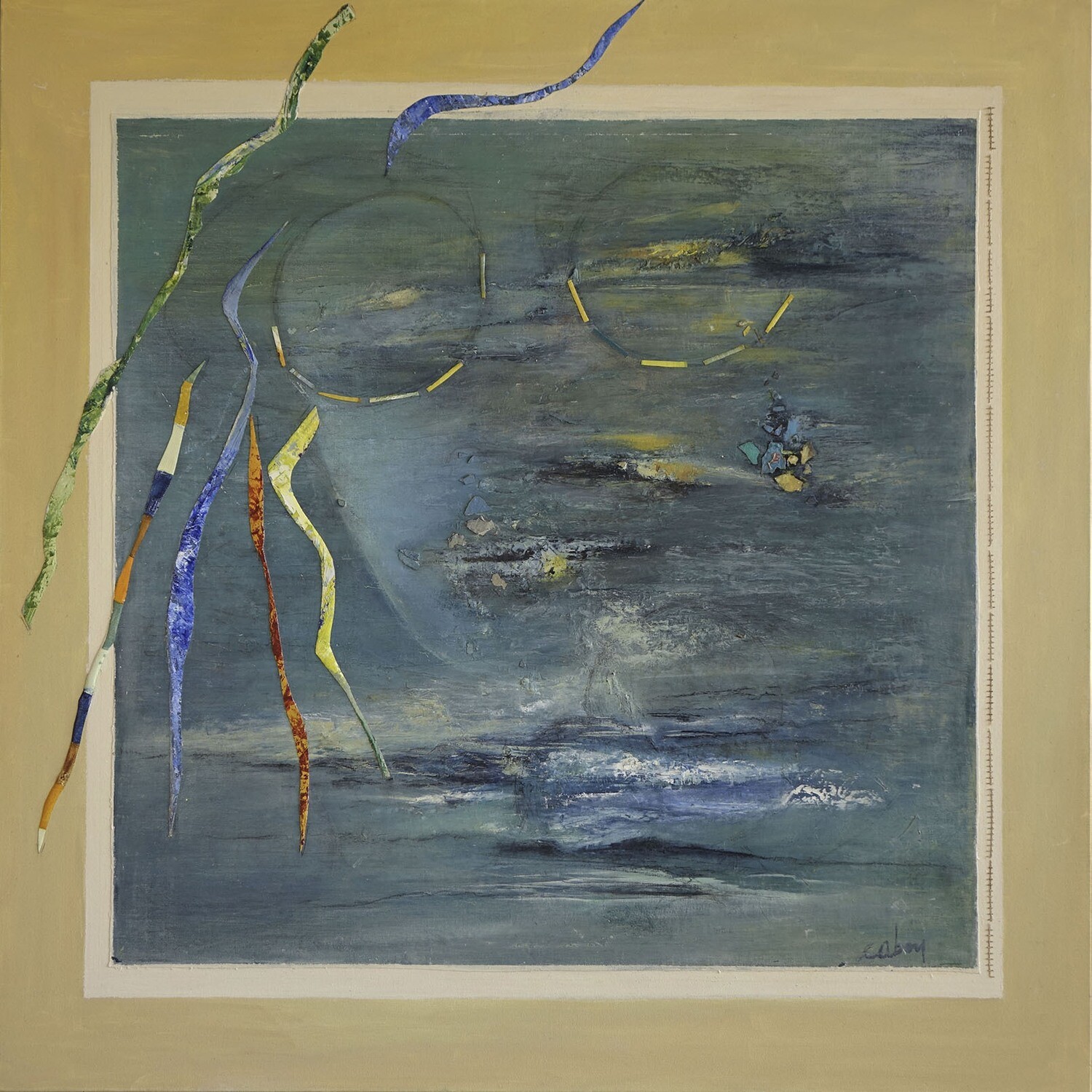 Thetys   huile sur toile de lin  100 x 100