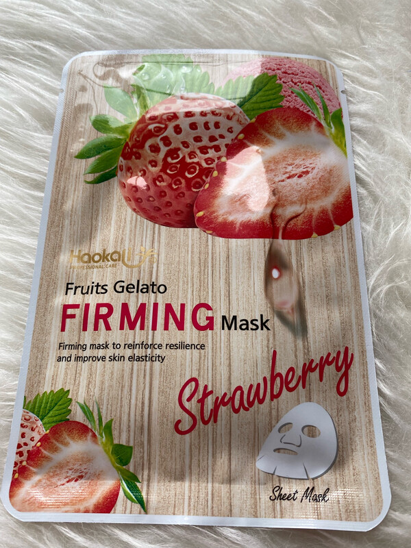 Mascarilla reafirmante de fresa