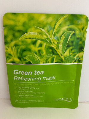 Mascarilla refrescante de té verde