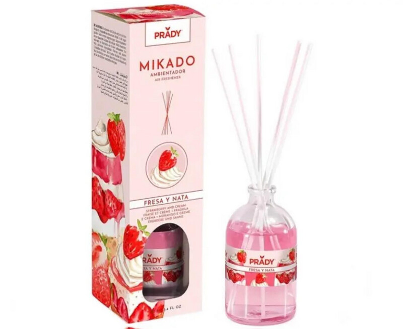 Ambientador mikado fresa/nata