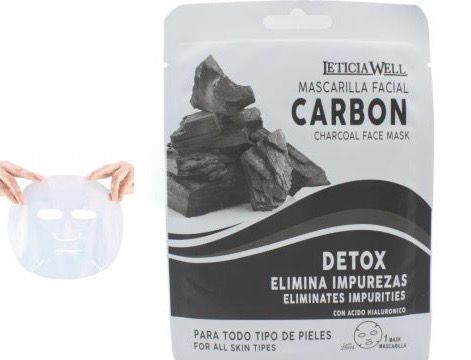 Mascarilla facial carbón