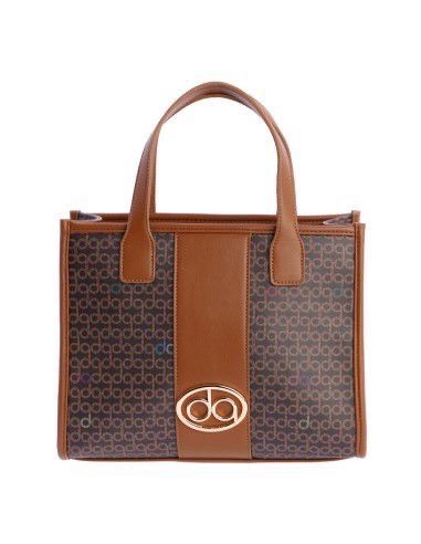 Bolso mano marrón Don Algodón