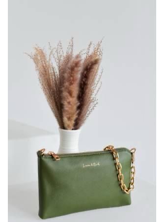 Bolso baguette plana Luca & Boh
