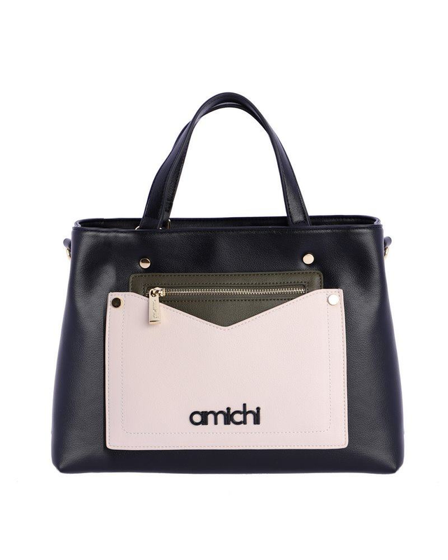 Bolso de mano negro Amichi Bolso de mano negro Amichi