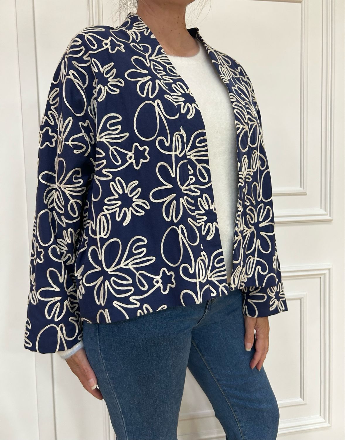 Chaqueta Margarita Azul