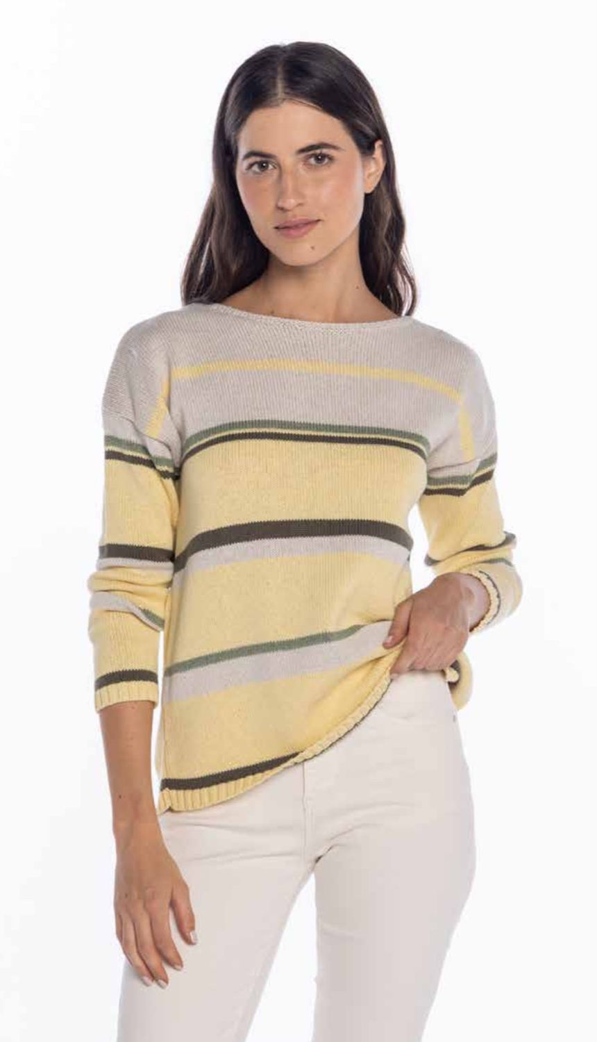 Jersey multiraya amarillo