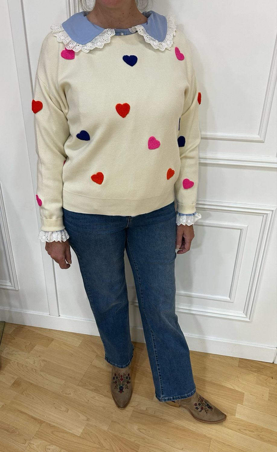 Jersey corazón crudo