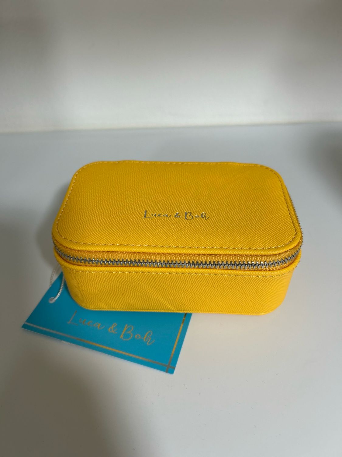 Joyero viaje amarillo Luca & Boh