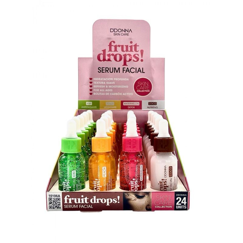 Serum facial fruit drops