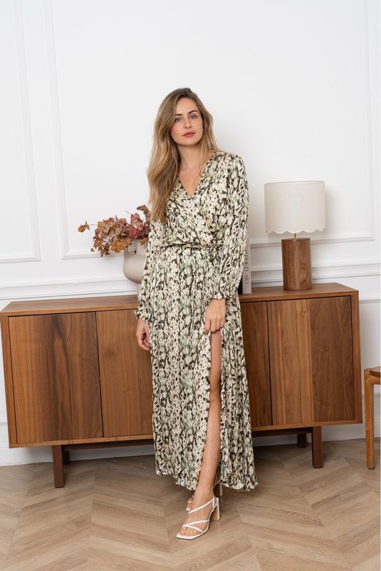 Vestido bruma de oliva