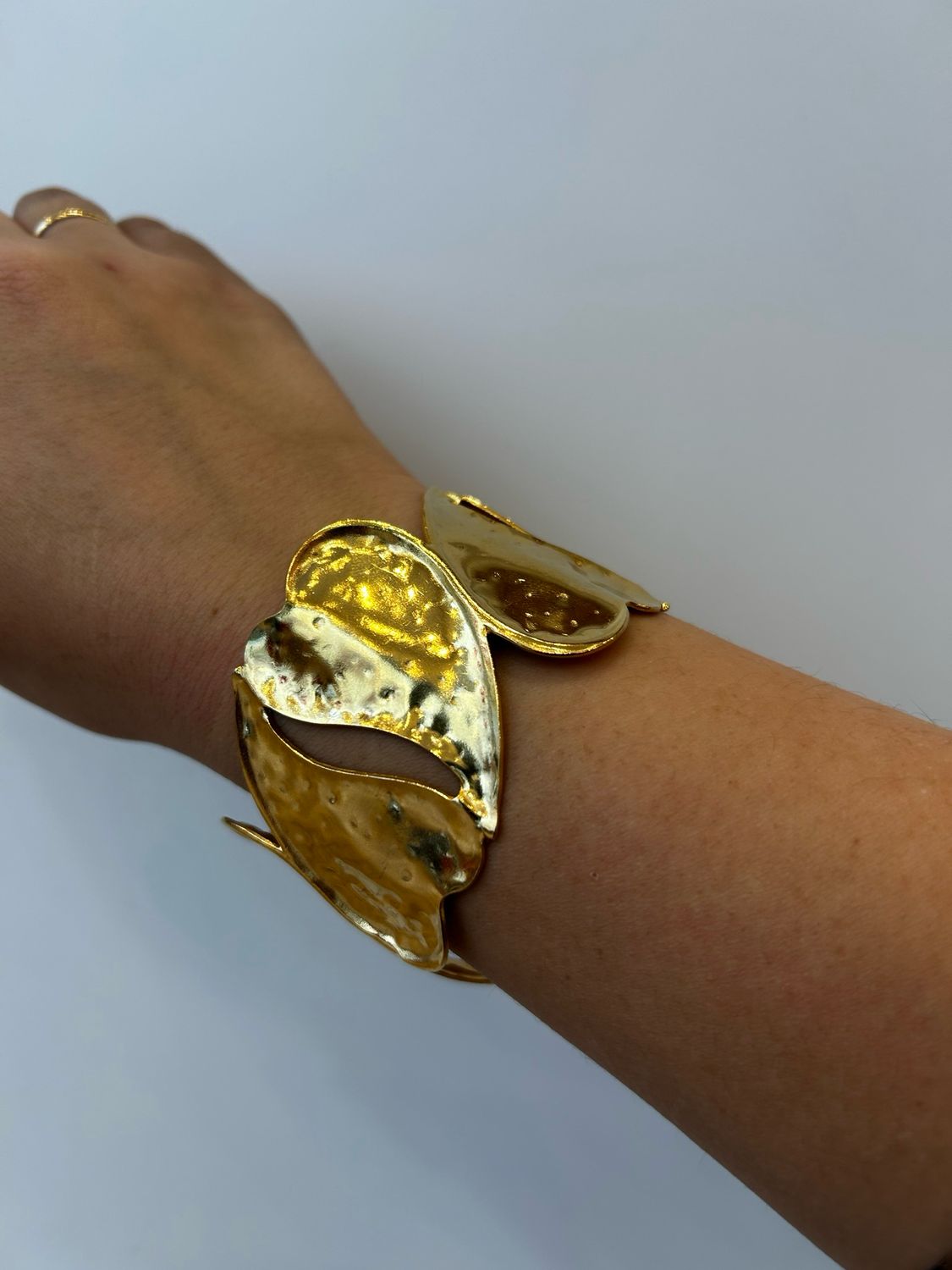 Brazalete acero corazón