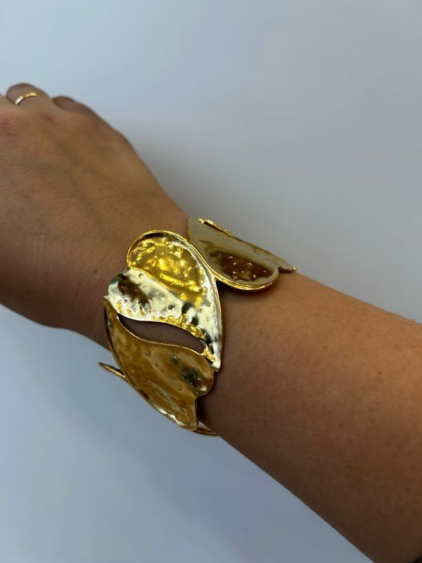 Brazalete acero corazón