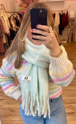 Bufanda lisa Don Algodón verde