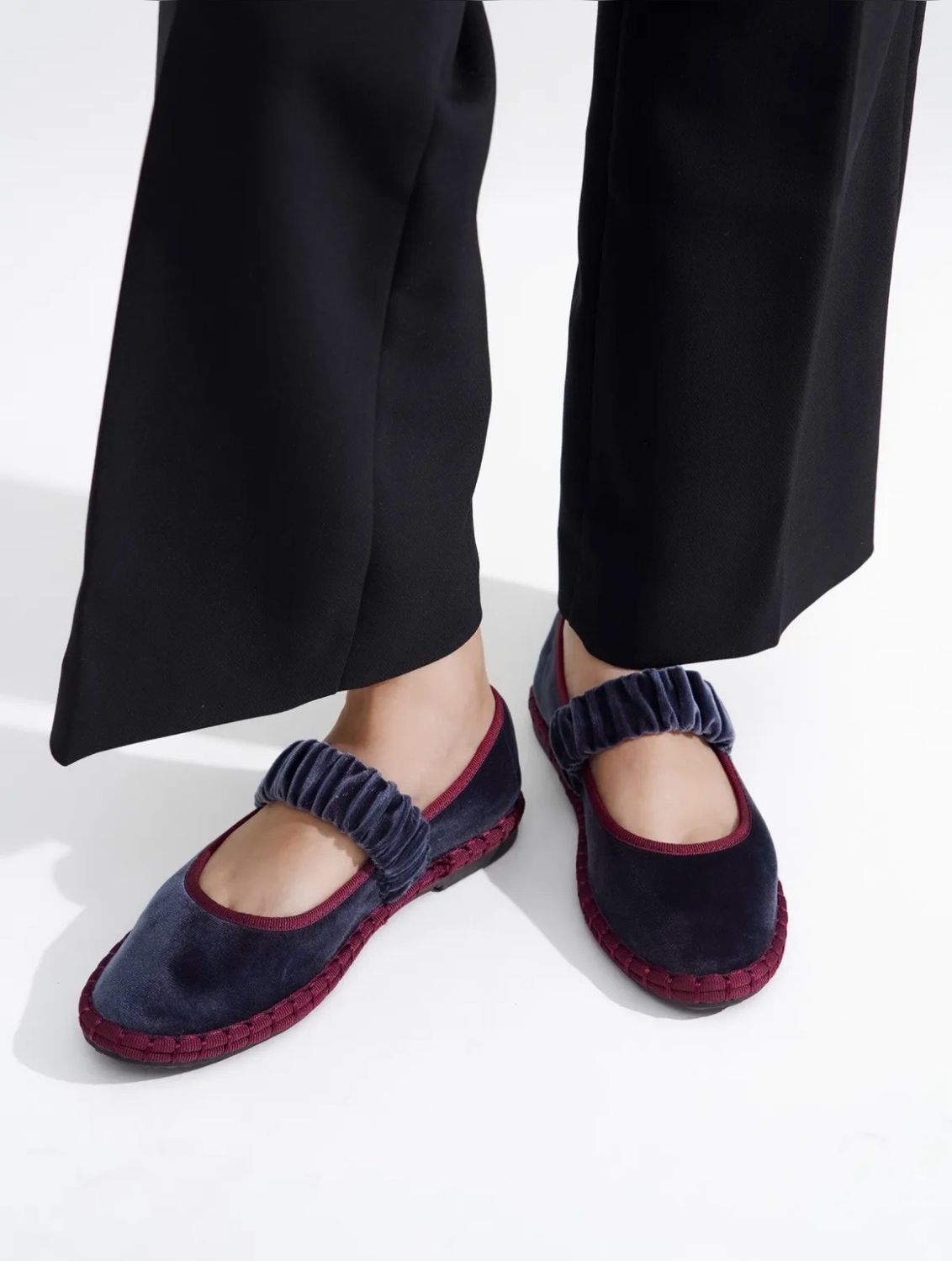 Bailarina Aurora azul/ burdeos