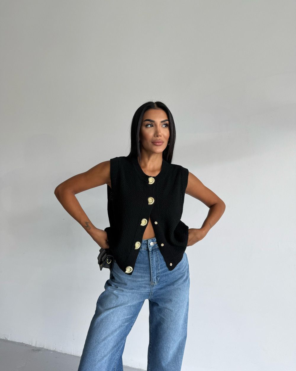Chaleco Sandy negro