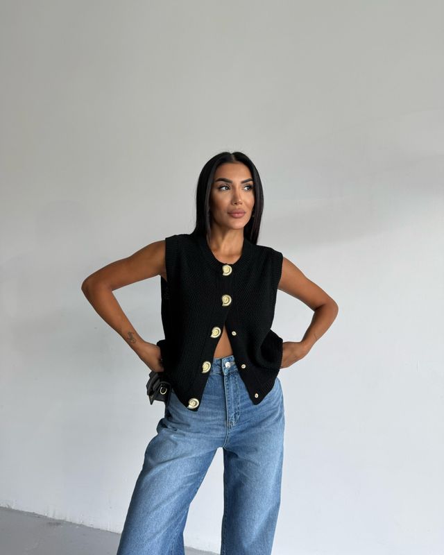Chaleco Sandy negro
