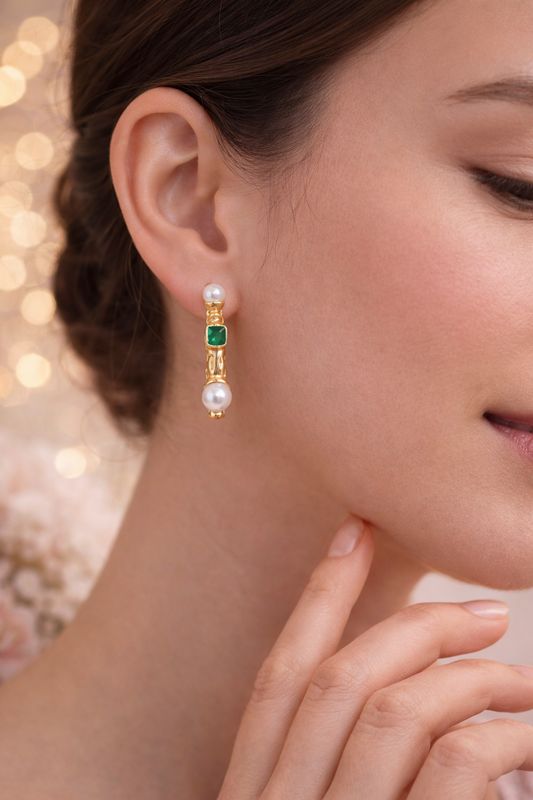 Pendientes acero Susana