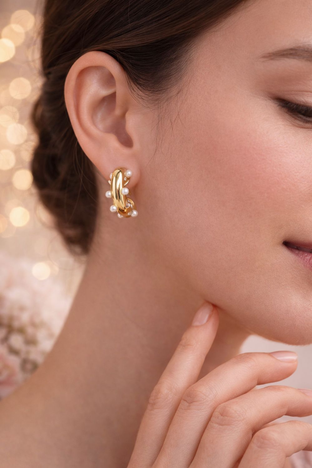 Pendientes acero Samantha