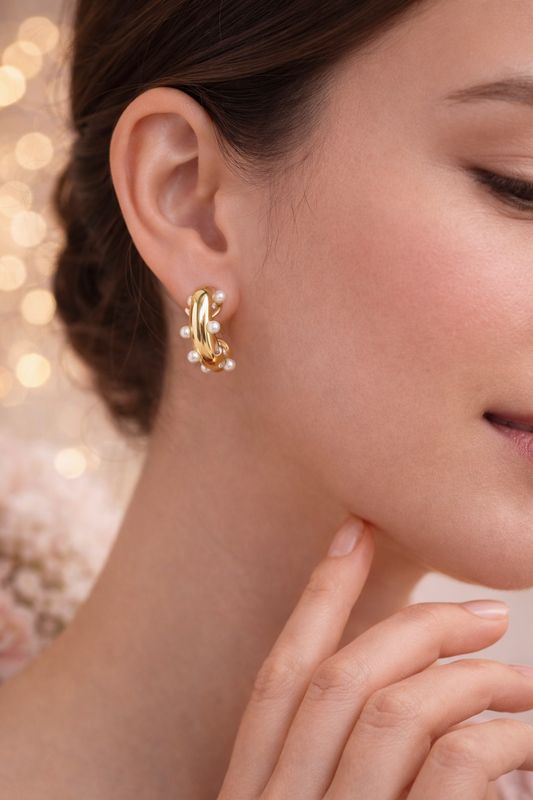 Pendientes acero Samantha