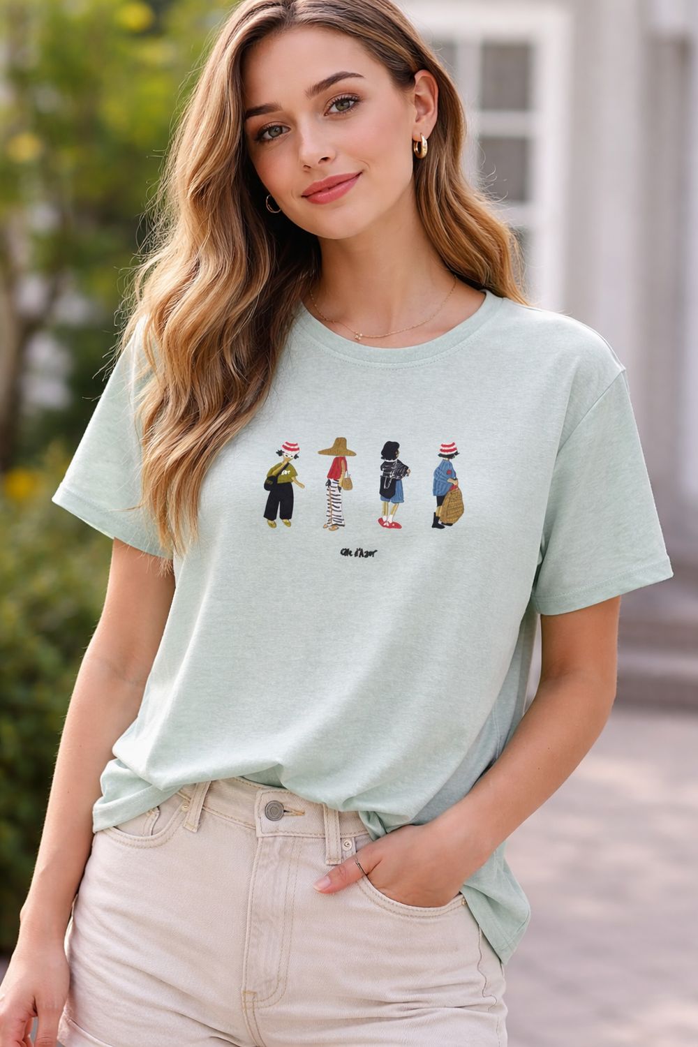 Camiseta pueblo verde